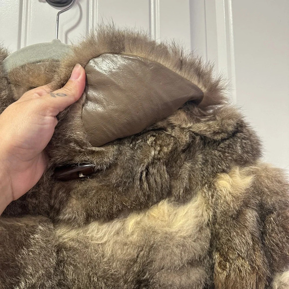 Vintage Rabbit Fur Coat - Picture 4 of 9